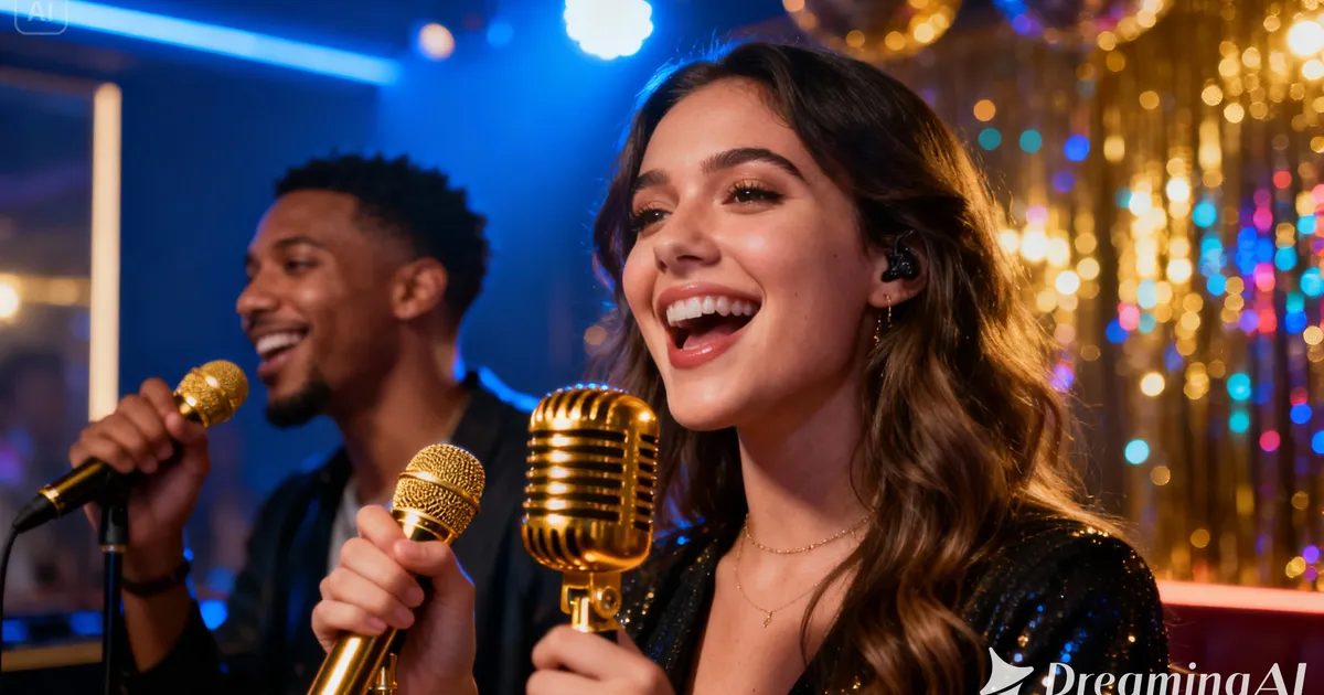 Aluguel de karaokê na Vila Maria - SP com pessoas se divertindo cantando