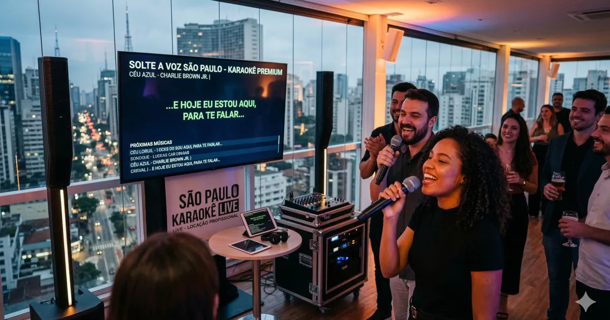 Locação de Karaokê em São Paulo | Aluguel de Karaokê para Eventos