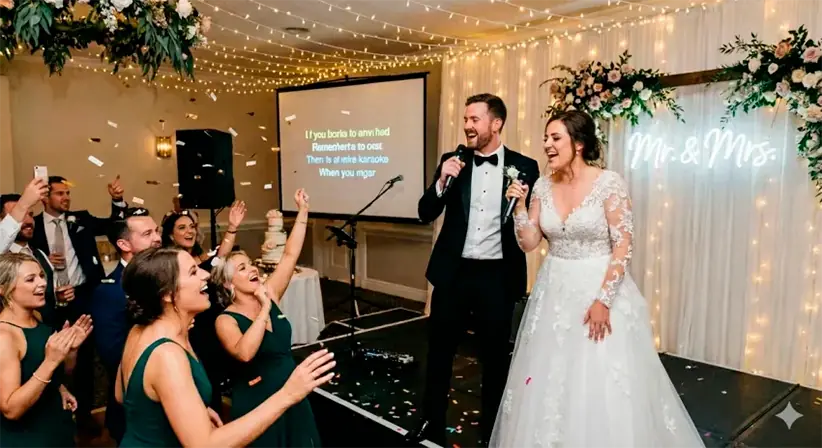 Karaokê para alugar em Casamentos