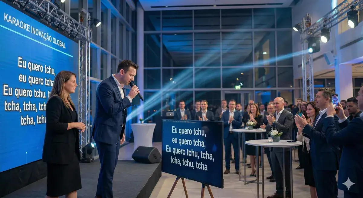Karaokê para alugar em Eventos Corporativos