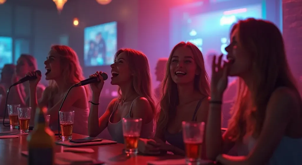 Aluguel de karaokê na região - Festa animada com equipamentos de karaokê