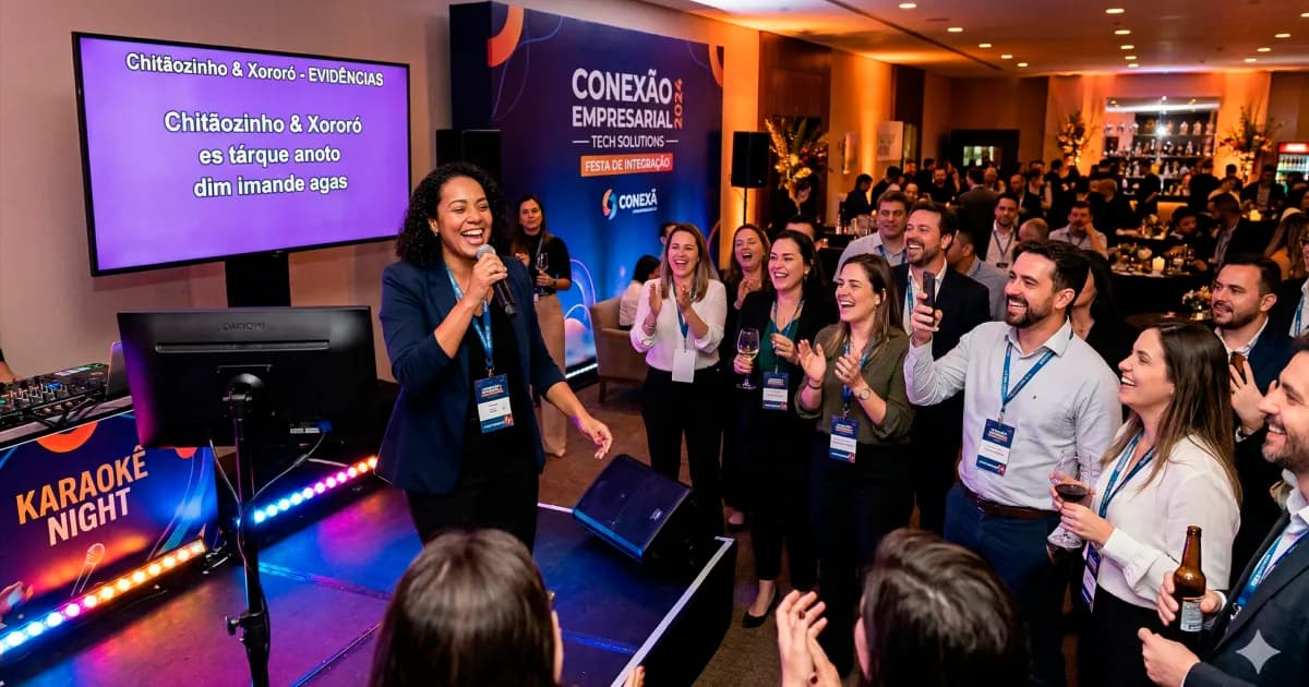 Karaokê para Evento Corporativo em SP | Aluguel Profissional